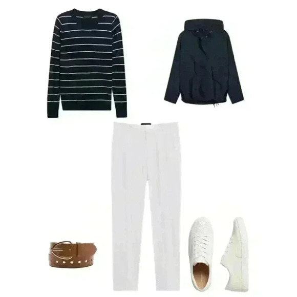 Banana Republic Curve Avery Herringbone Straight Pant - Picture 2 of 15